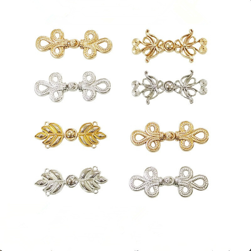 Flower Frog Pin - 10 Buah Gesper Katak Cina dengan