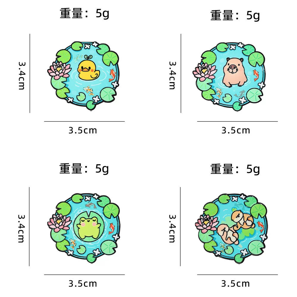 Bros enamel berbentuk hewan ka - Flower Frog Pin ulasan dan harga