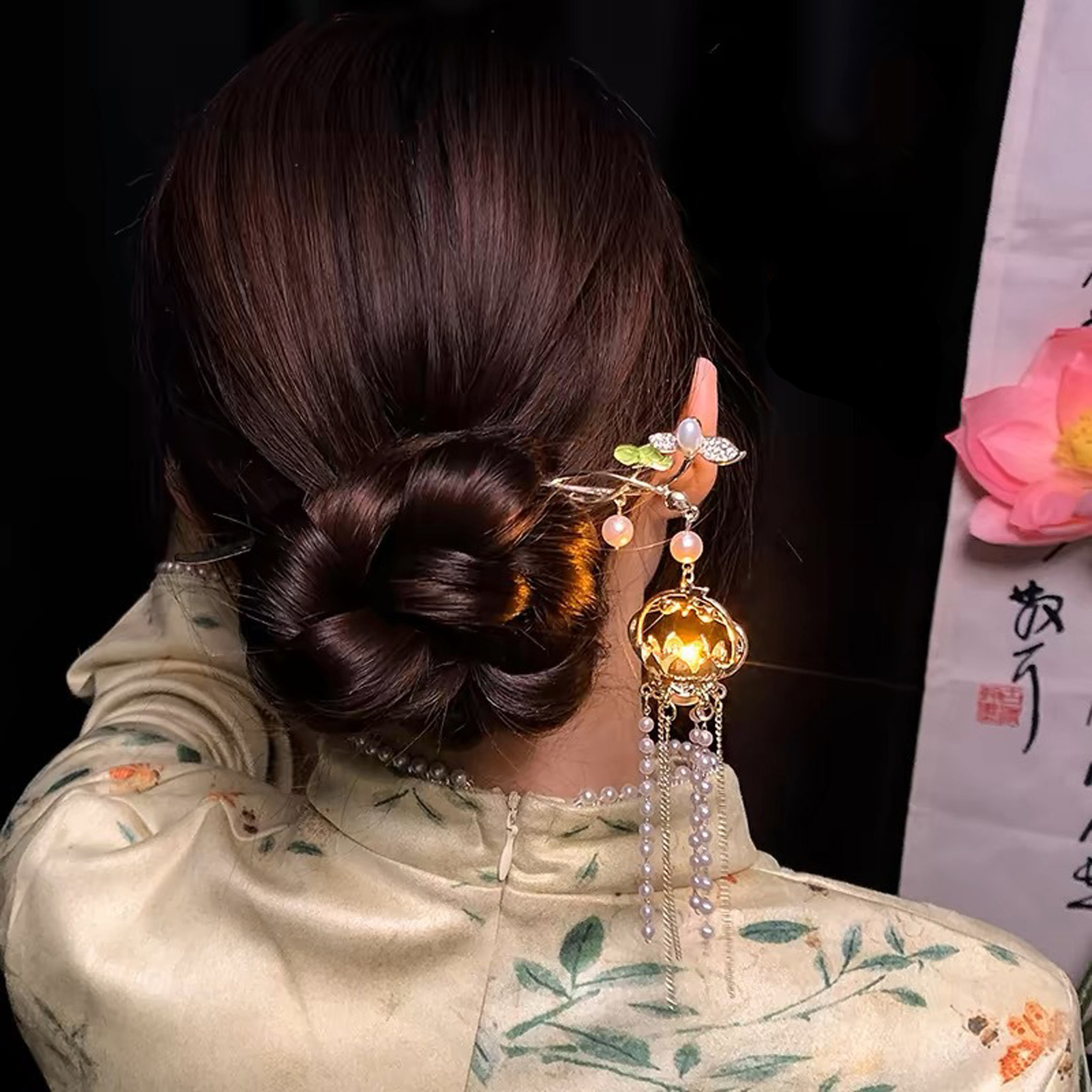 Jepit Rambut Bunga Bercahaya T - Florist Supplies ulasan dan harga