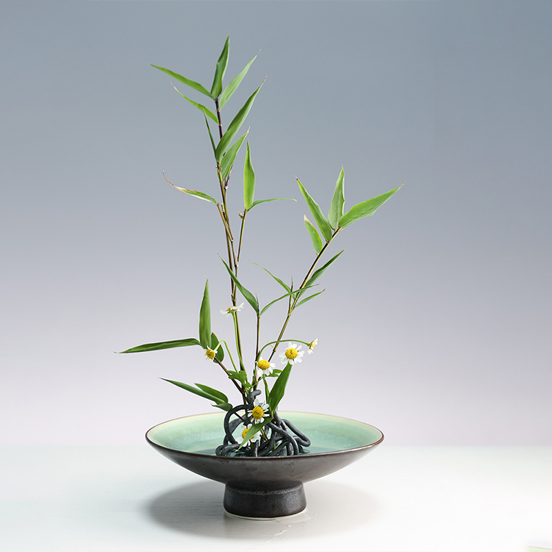 Jepang Ikebana Kenzan Pot bung - Flower Frog Pin ulasan dan harga