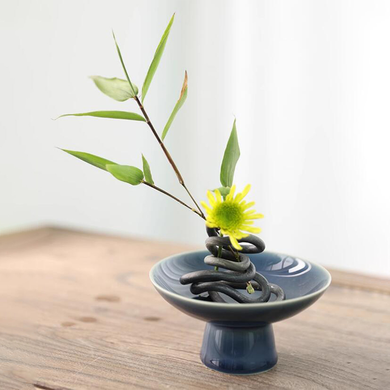 Jepang Ikebana Kenzan Pot bung - Flower Frog Pin ulasan dan harga