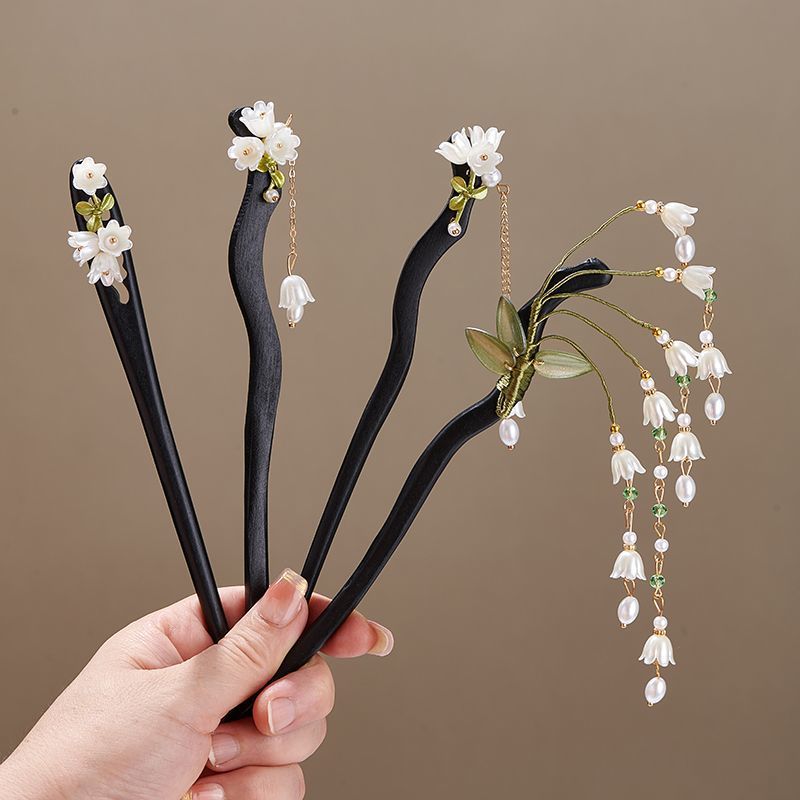Jepit Rambut Bunga Kayu Vintag - Florist Supplies ulasan dan harga