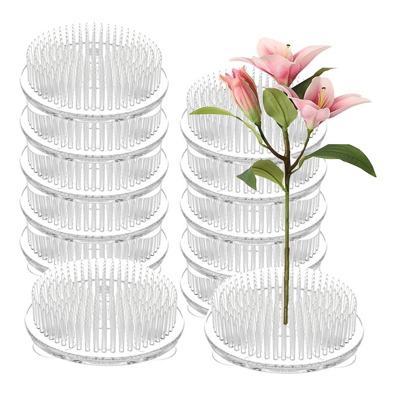 Set 12 Katak Pin Plastik Trans - Flower Frog Pin ulasan dan harga