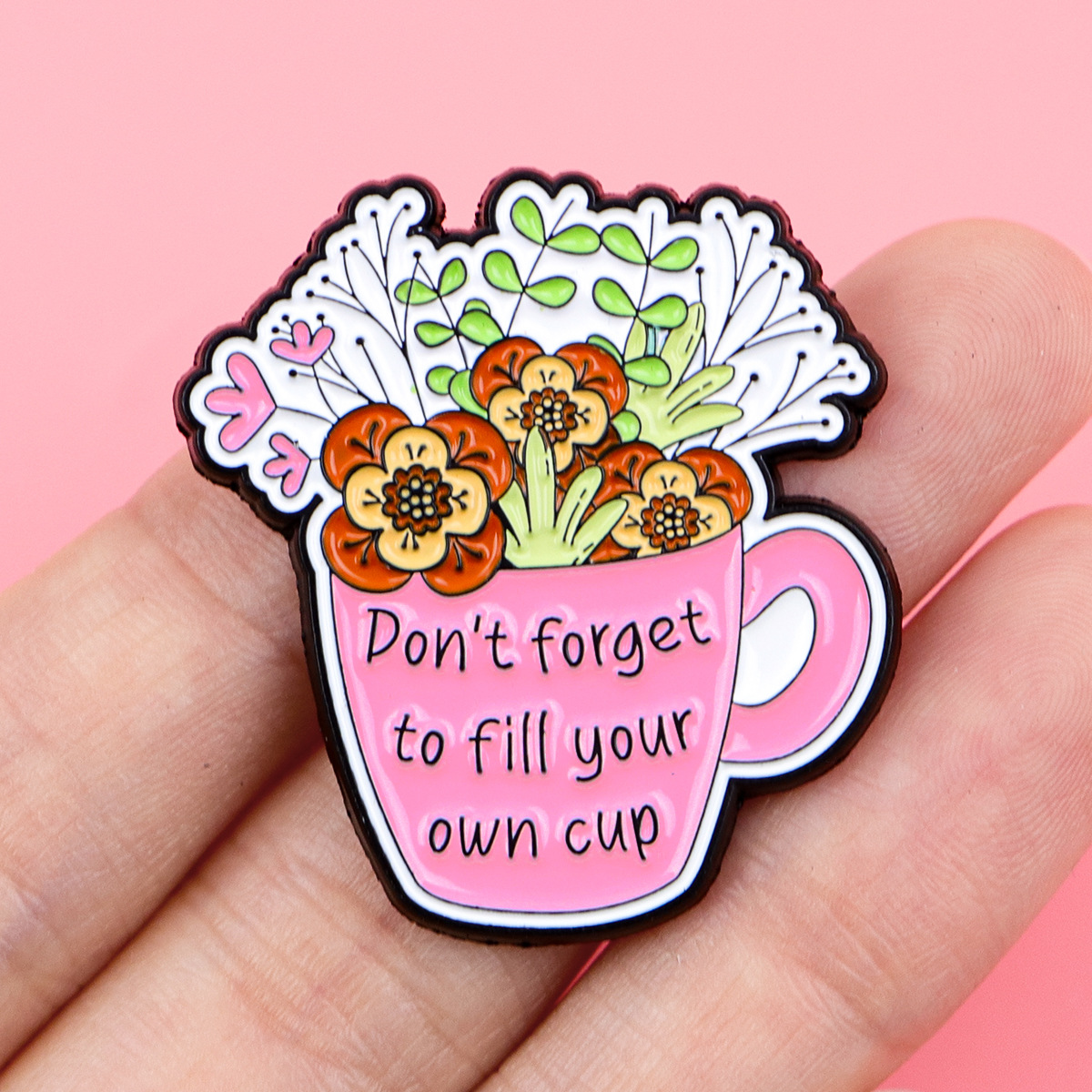 Bros Pin Tengkorak Bunga Katak - Flower Frog Pin ulasan dan harga