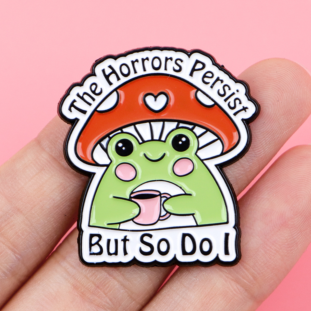 Bros Pin Tengkorak Bunga Katak - Flower Frog Pin ulasan dan harga