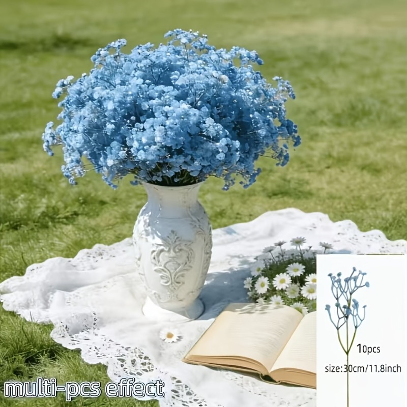 10 Buah Bunga Gypsophila Biru  - Florist Supply Bulk ulasan dan harga